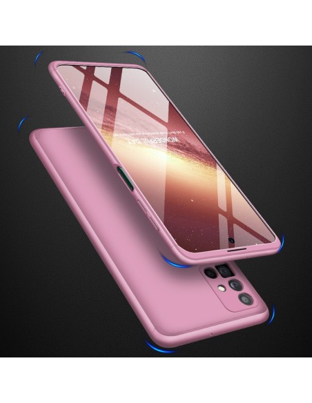 GKK 360 Protection Case dėklas visam Samsung Galaxy M51 priekiniam ir galiniam dangteliui, rožinis GKK 360 Protection Case dėklas visam Samsung Galaxy M51 priekiniam ir galiniam dangteliui, rožinis