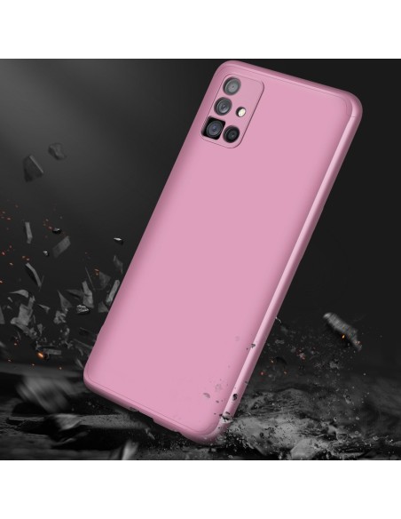 GKK 360 Protection Case dėklas visam Samsung Galaxy M51 priekiniam ir galiniam dangteliui, rožinis GKK 360 Protection Case dėklas visam Samsung Galaxy M51 priekiniam ir galiniam dangteliui, rožinis
