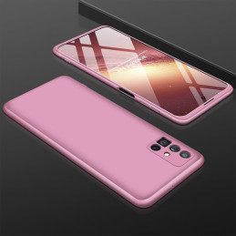 GKK 360 Protection Case dėklas visam Samsung Galaxy M51 priekiniam ir galiniam dangteliui, rožinis
