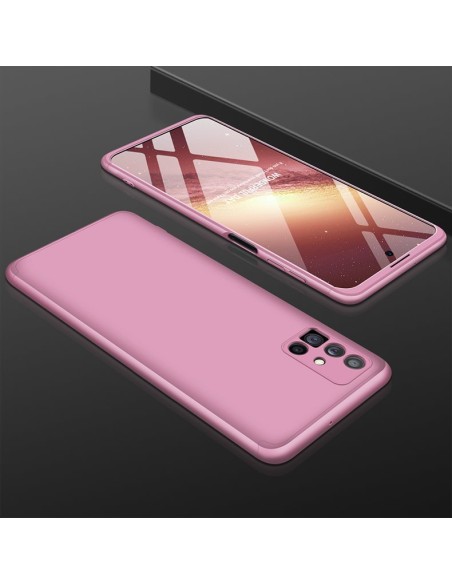 GKK 360 Protection Case dėklas visam Samsung Galaxy M51 priekiniam ir galiniam dangteliui, rožinis GKK 360 Protection Case dėklas visam Samsung Galaxy M51 priekiniam ir galiniam dangteliui, rožinis