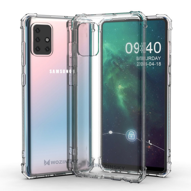Wozinsky Anti Shock šarvuotas dėklas Samsung Galaxy M51 skaidrus