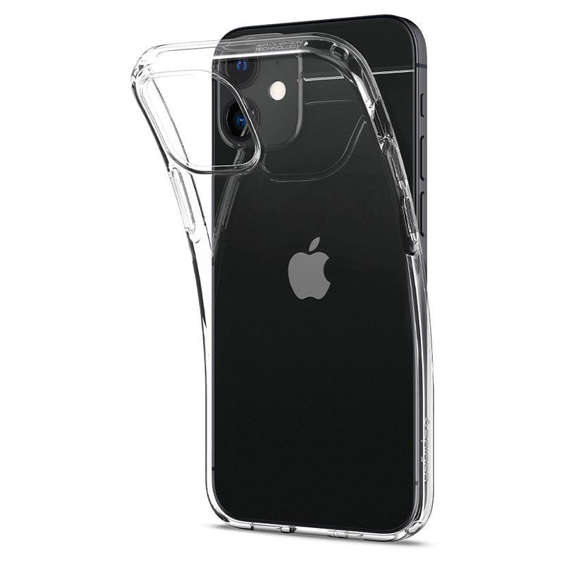 Spigen Liquid Crystal dėklas iPhone 12 mini - skaidrus