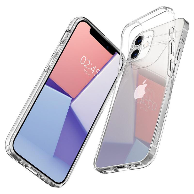 Spigen Liquid Crystal dėklas iPhone 12 mini - skaidrus