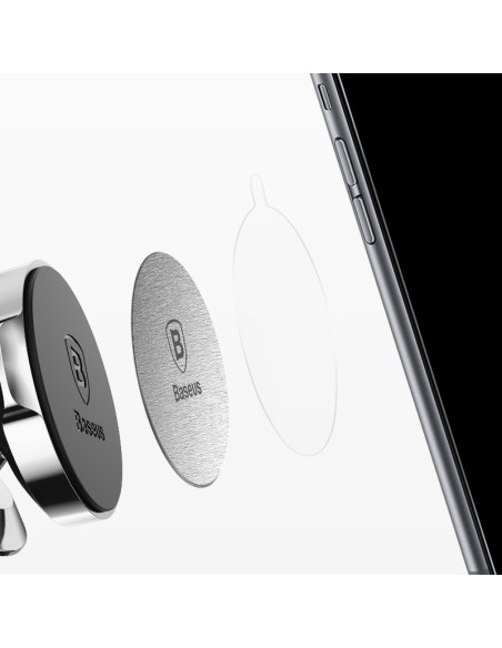 Sidabrinės lipnios metalinės uždangos magnetiniams telefonų laikikliams Sidabrinės lipnios metalinės uždangos magnetiniams telefonų laikikliams