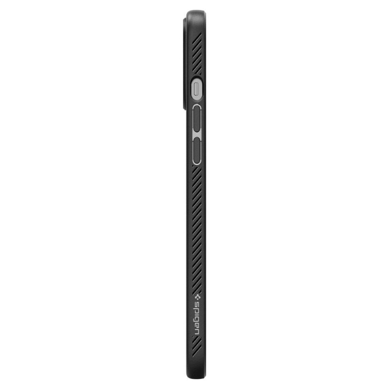 Spigen Liquid Air dėklas, skirtas iPhone 12 / iPhone 12 Pro - matinė juoda