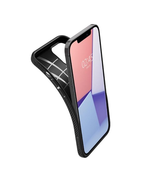 Spigen Liquid Air dėklas, skirtas iPhone 12 / iPhone 12 Pro - matinė juoda