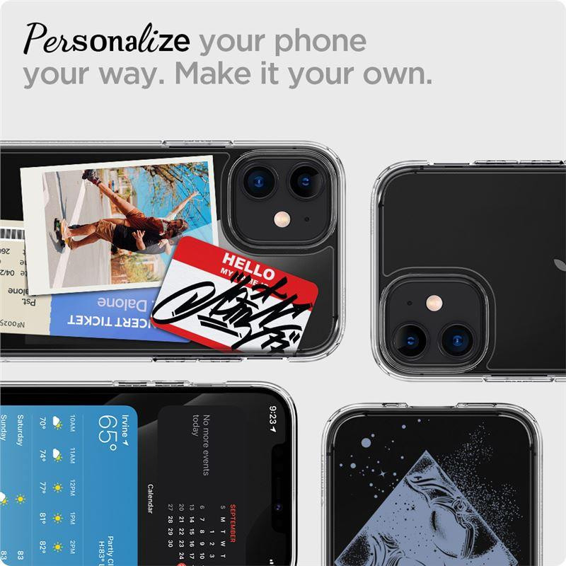 Spigen Ultra Hybrid dėklas iPhone 12 mini - skaidrus Spigen Ultra Hybrid dėklas iPhone 12 mini - skaidrus
