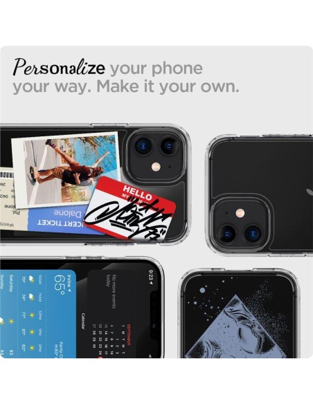 Spigen Ultra Hybrid dėklas iPhone 12 mini - skaidrus Spigen Ultra Hybrid dėklas iPhone 12 mini - skaidrus