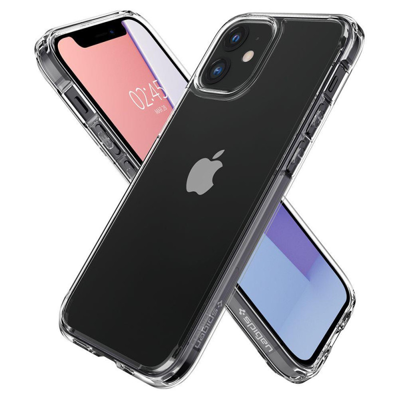 Spigen Ultra Hybrid dėklas iPhone 12 mini - skaidrus