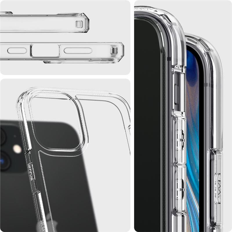 Spigen Ultra Hybrid dėklas iPhone 12 mini - skaidrus