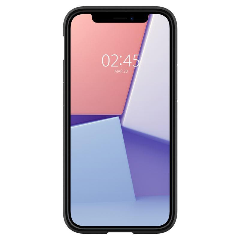Spigen Ultra Hybrid dėklas iPhone 12 mini - matinė juoda