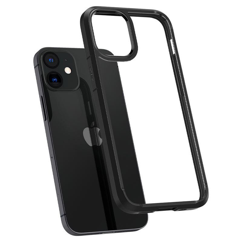 Spigen Ultra Hybrid dėklas iPhone 12 mini - matinė juoda