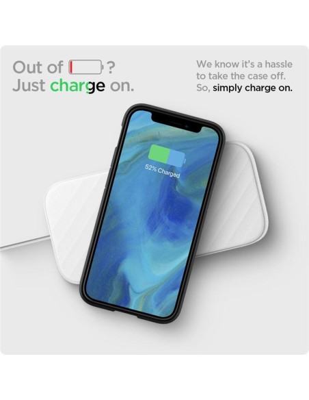 Spigen Ultra Hybrid dėklas iPhone 12 mini - matinė juoda