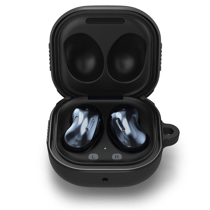 Spigen Rugged Armor dėklas, skirtas Samsung Galaxy Buds 2 Pro / 2 / LIVE / Pro - matinė juoda