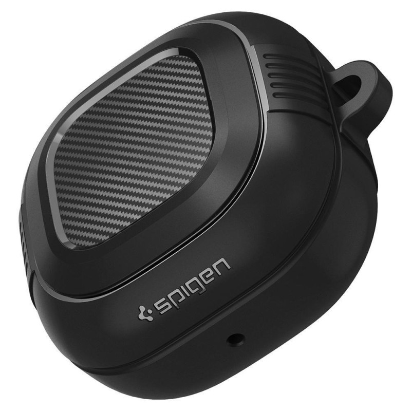 Spigen Rugged Armor dėklas, skirtas Samsung Galaxy Buds 2 Pro / 2 / LIVE / Pro - matinė juoda