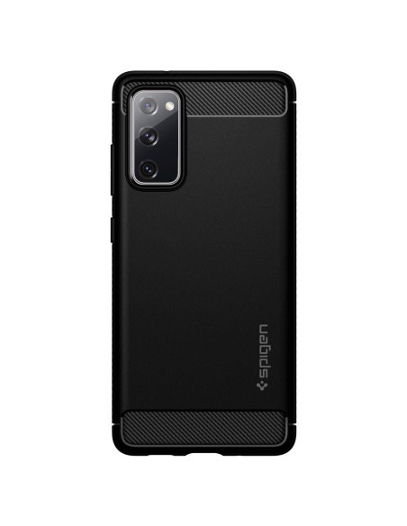 Spigen Rugged Armor dėklas, skirtas Samsung Galaxy S20 FE - matinė juoda Spigen Rugged Armor dėklas, skirtas Samsung Galaxy S20 FE - matinė juoda
