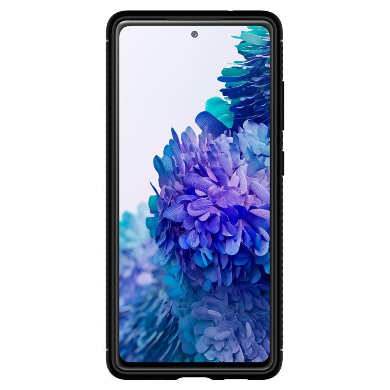 Spigen Rugged Armor dėklas, skirtas Samsung Galaxy S20 FE - matinė juoda