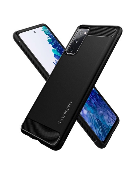 Spigen Rugged Armor dėklas, skirtas Samsung Galaxy S20 FE - matinė juoda Spigen Rugged Armor dėklas, skirtas Samsung Galaxy S20 FE - matinė juoda