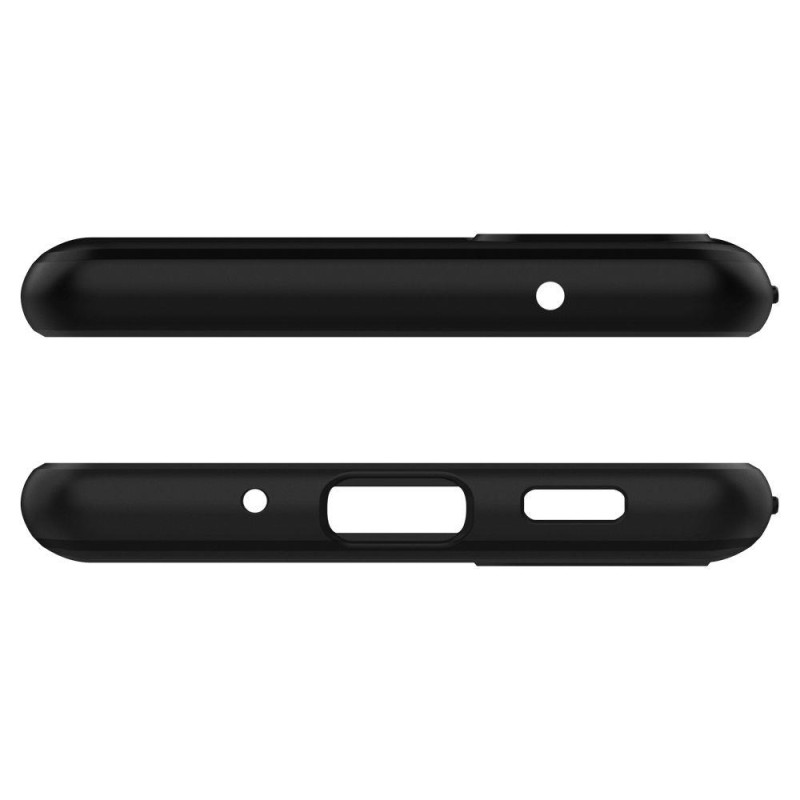 Spigen Rugged Armor dėklas, skirtas Samsung Galaxy S20 FE - matinė juoda