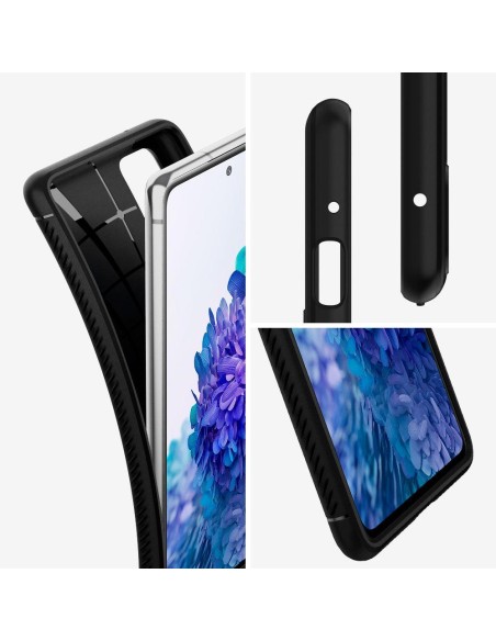 Spigen Rugged Armor dėklas, skirtas Samsung Galaxy S20 FE - matinė juoda Spigen Rugged Armor dėklas, skirtas Samsung Galaxy S20 FE - matinė juoda