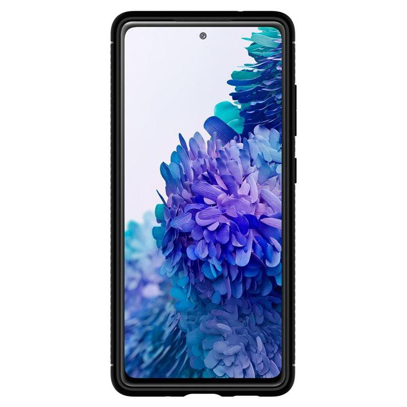Spigen Rugged Armor dėklas, skirtas Samsung Galaxy S20 FE - matinė juoda