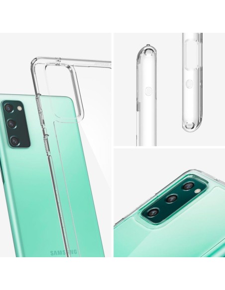 Spigen Ultra Hybrid dėklas, skirtas Samsung Galaxy S20 FE - skaidrus