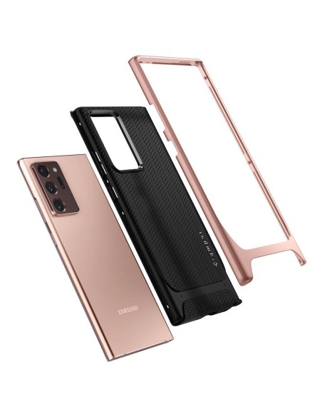Spigen Neo Hybrid dėklas, skirtas Samsung Galaxy Note 20 Ultra - rudas Spigen Neo Hybrid dėklas, skirtas Samsung Galaxy Note 20 Ultra - rudas