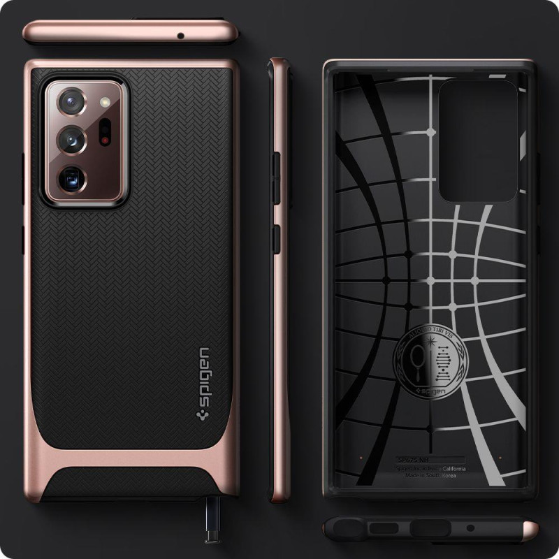 Spigen Neo Hybrid dėklas, skirtas Samsung Galaxy Note 20 Ultra - rudas