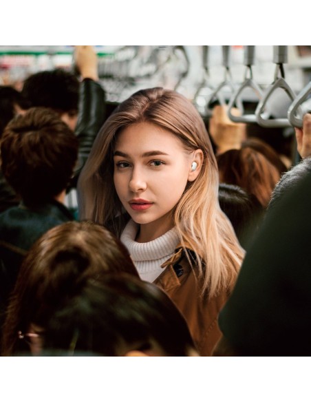 Belaidės į ausis įdedamos Bluetooth 5.3 ausinės Encok WM01 TWS baltos