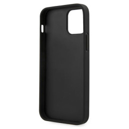 BMW Signature Logo Imprint dėklas iPhone 12 / iPhone 12 Pro - juodas