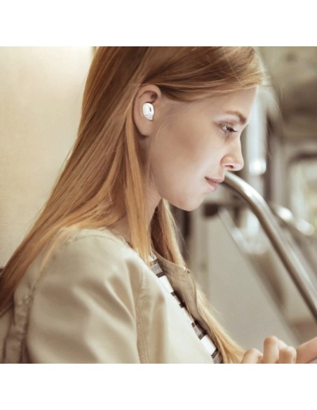 Belaidės į ausis įdedamos Bluetooth 5.3 ausinės Encok WM01 TWS baltos