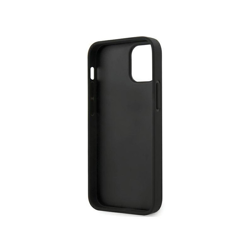 BMW M Collection Smooth PU dėklas iPhone 12 mini - juodas