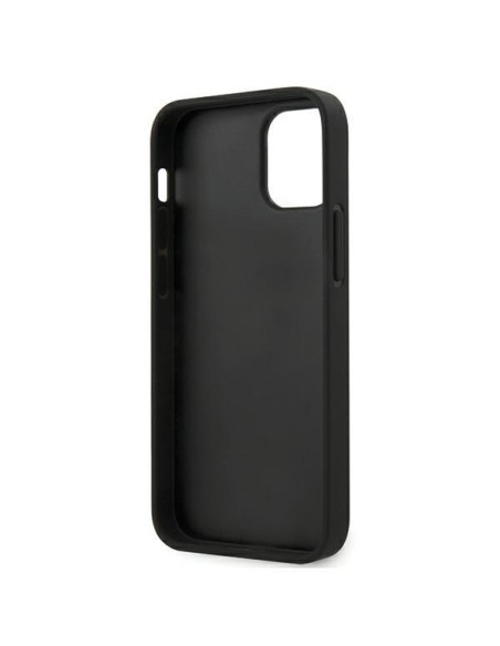 BMW M Collection Smooth PU dėklas iPhone 12 mini - juodas BMW M Collection Smooth PU dėklas iPhone 12 mini - juodas