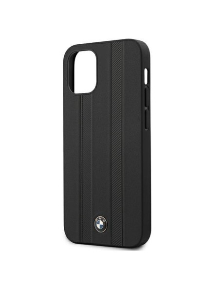 BMW Signature Tire Marks dėklas iPhone 12 mini - juodas BMW Signature Tire Marks dėklas iPhone 12 mini - juodas