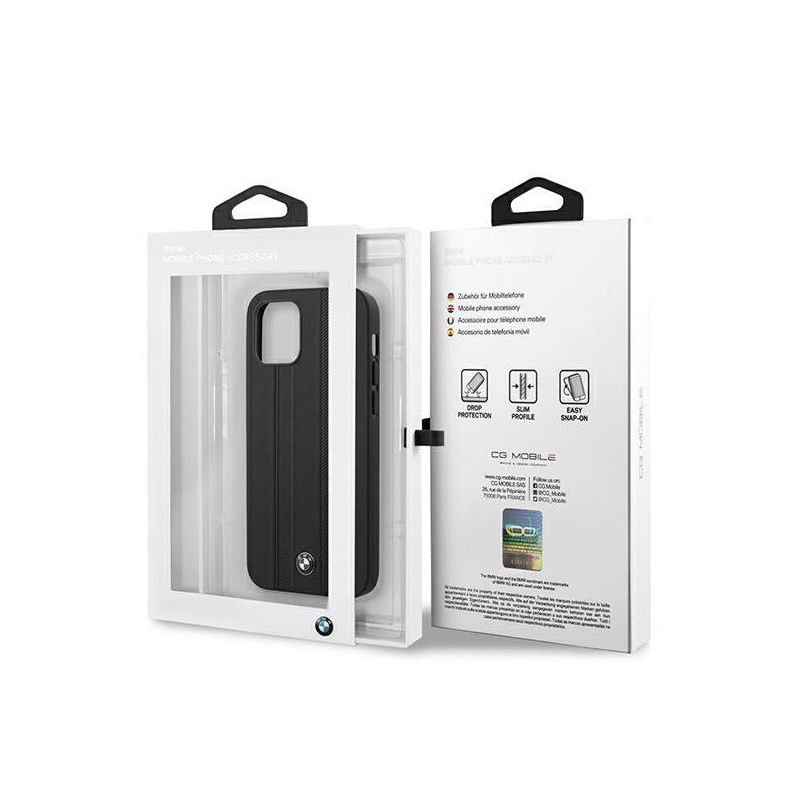 BMW Signature Tire Marks dėklas iPhone 12 mini - juodas