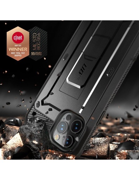 Supcase Unicorn Beetle Pro dėklas iPhone 12 / iPhone 12 Pro - juodas Supcase Unicorn Beetle Pro dėklas iPhone 12 / iPhone 12 Pro - juodas