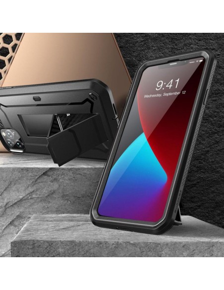 Supcase Unicorn Beetle Pro dėklas iPhone 12 / iPhone 12 Pro - juodas Supcase Unicorn Beetle Pro dėklas iPhone 12 / iPhone 12 Pro - juodas