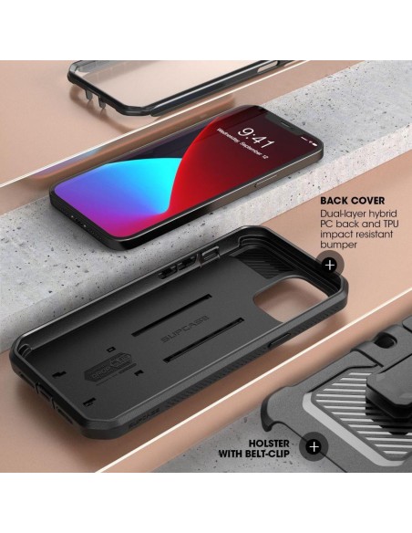 Supcase Unicorn Beetle Pro dėklas iPhone 12 / iPhone 12 Pro - juodas Supcase Unicorn Beetle Pro dėklas iPhone 12 / iPhone 12 Pro - juodas