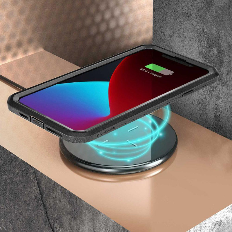 Supcase Unicorn Beetle Pro dėklas iPhone 12 / iPhone 12 Pro - juodas