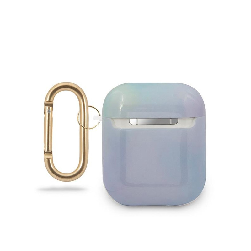 Guess Tie & Dye Collection dėklas, skirtas AirPods 1/ 2 – mėlynas