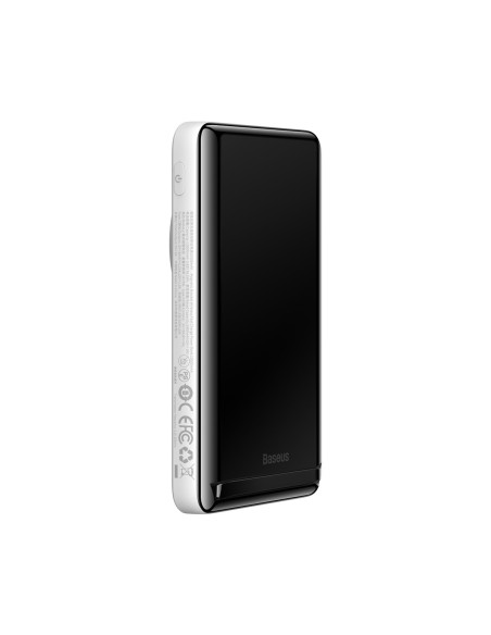 Maitinimo bankas su belaidžiu įkrovimu MagSafe 10000mAh 20W USB-C laidas 0,5m baltas Maitinimo bankas su belaidžiu įkrovimu MagSafe 10000mAh 20W USB-C laidas 0,5m baltas