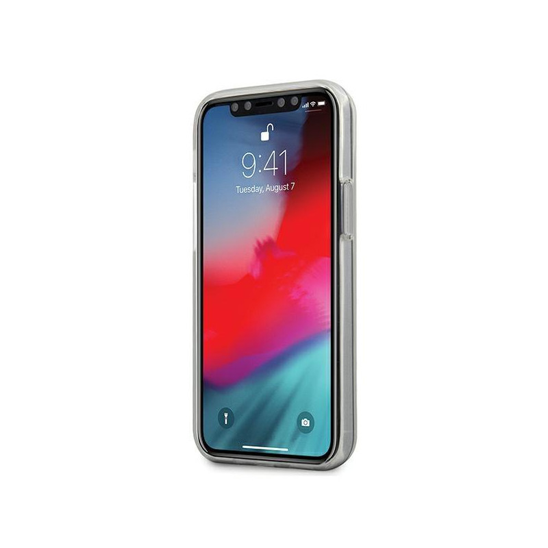 Guess Metallic Collection dėklas iPhone 12 mini - rožinis