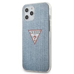 Guess Jeans Collection dėklas, skirtas iPhone 12 Pro Max - mėlynas
