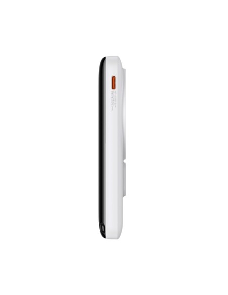 Maitinimo bankas su belaidžiu įkrovimu MagSafe 10000mAh 20W USB-C laidas 0,5m baltas Maitinimo bankas su belaidžiu įkrovimu MagSafe 10000mAh 20W USB-C laidas 0,5m baltas