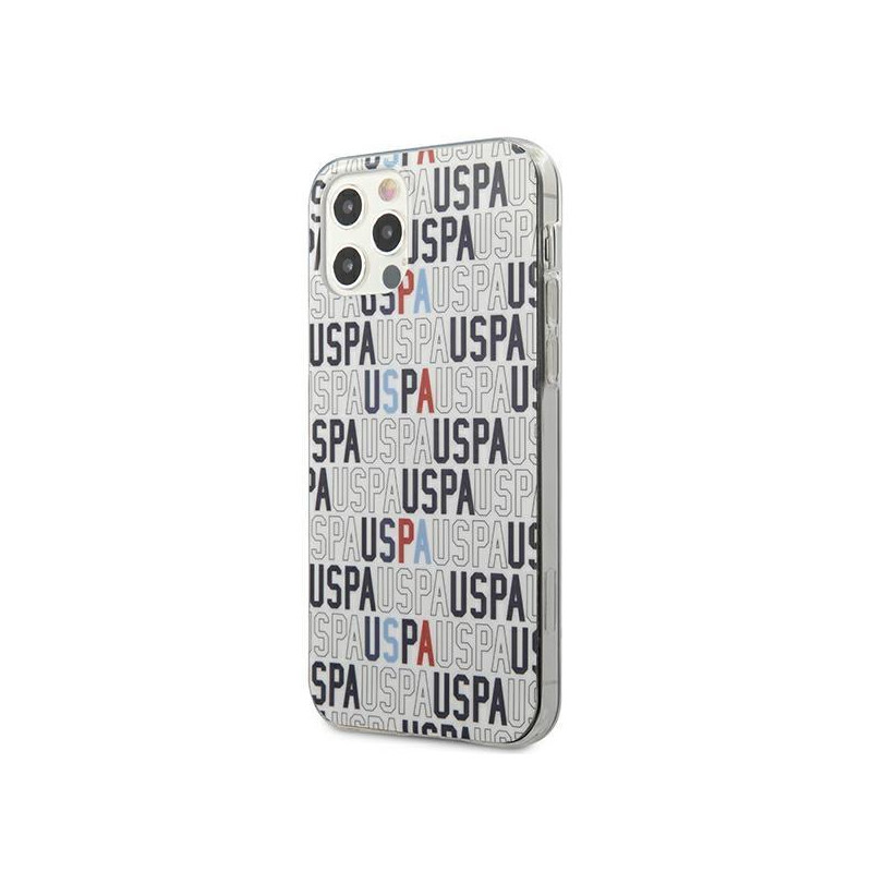 JAV Polo Assn byla Mania Collection logotipas iPhone 12 Pro Max - baltas
