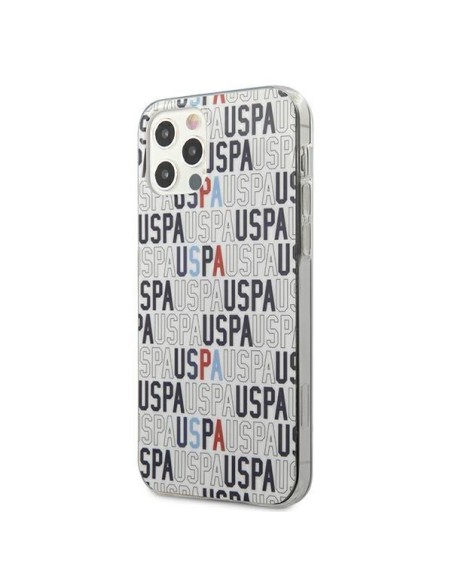 JAV Polo Assn byla Mania Collection logotipas iPhone 12 Pro Max - baltas JAV Polo Assn byla Mania Collection logotipas iPhone 12 Pro Max - baltas