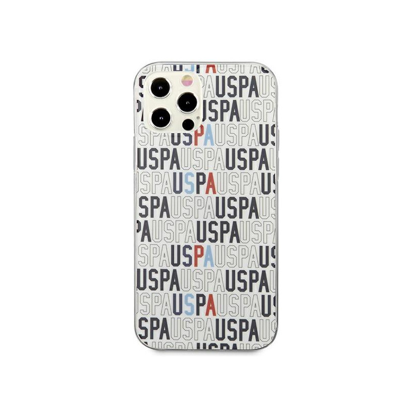 JAV Polo Assn byla Mania Collection logotipas iPhone 12 Pro Max - baltas