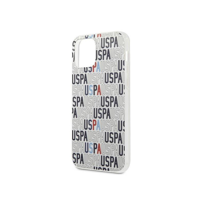 JAV Polo Assn byla Mania Collection logotipas iPhone 12 Pro Max - baltas