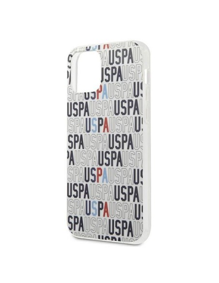JAV Polo Assn byla Mania Collection logotipas iPhone 12 Pro Max - baltas JAV Polo Assn byla Mania Collection logotipas iPhone 12 Pro Max - baltas