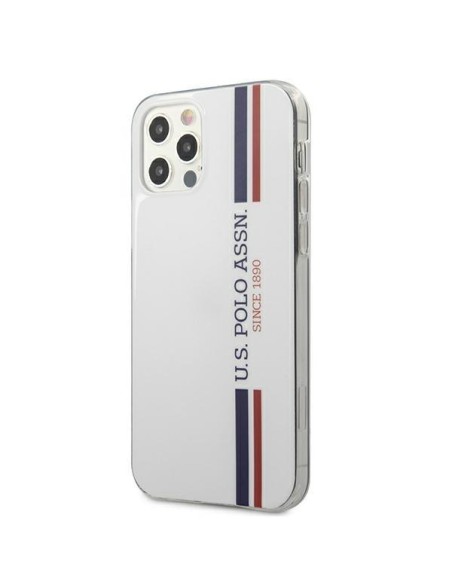 JAV Polo Assn byla Trispalvė kolekcija iPhone 12 Pro Max – balta JAV Polo Assn byla Trispalvė kolekcija iPhone 12 Pro Max – balta